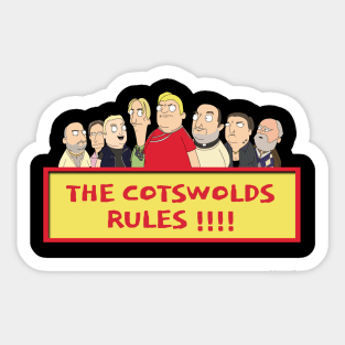 The Cotswolds Rule! Sticker